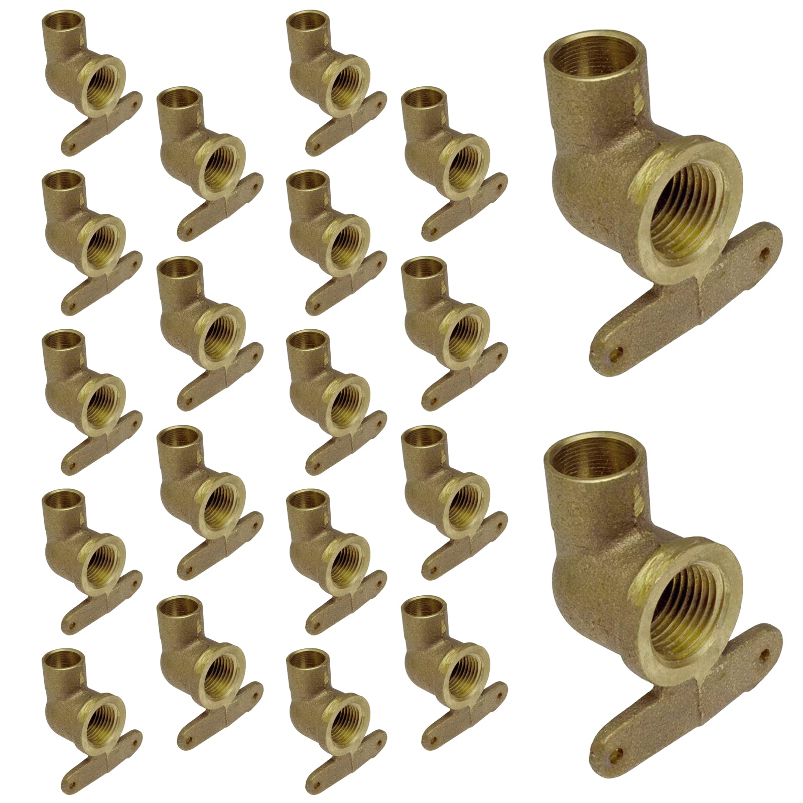 Sweat x FNPT 90-Degree Hy-Ear Elbow (C x F) - Pick Size to Add