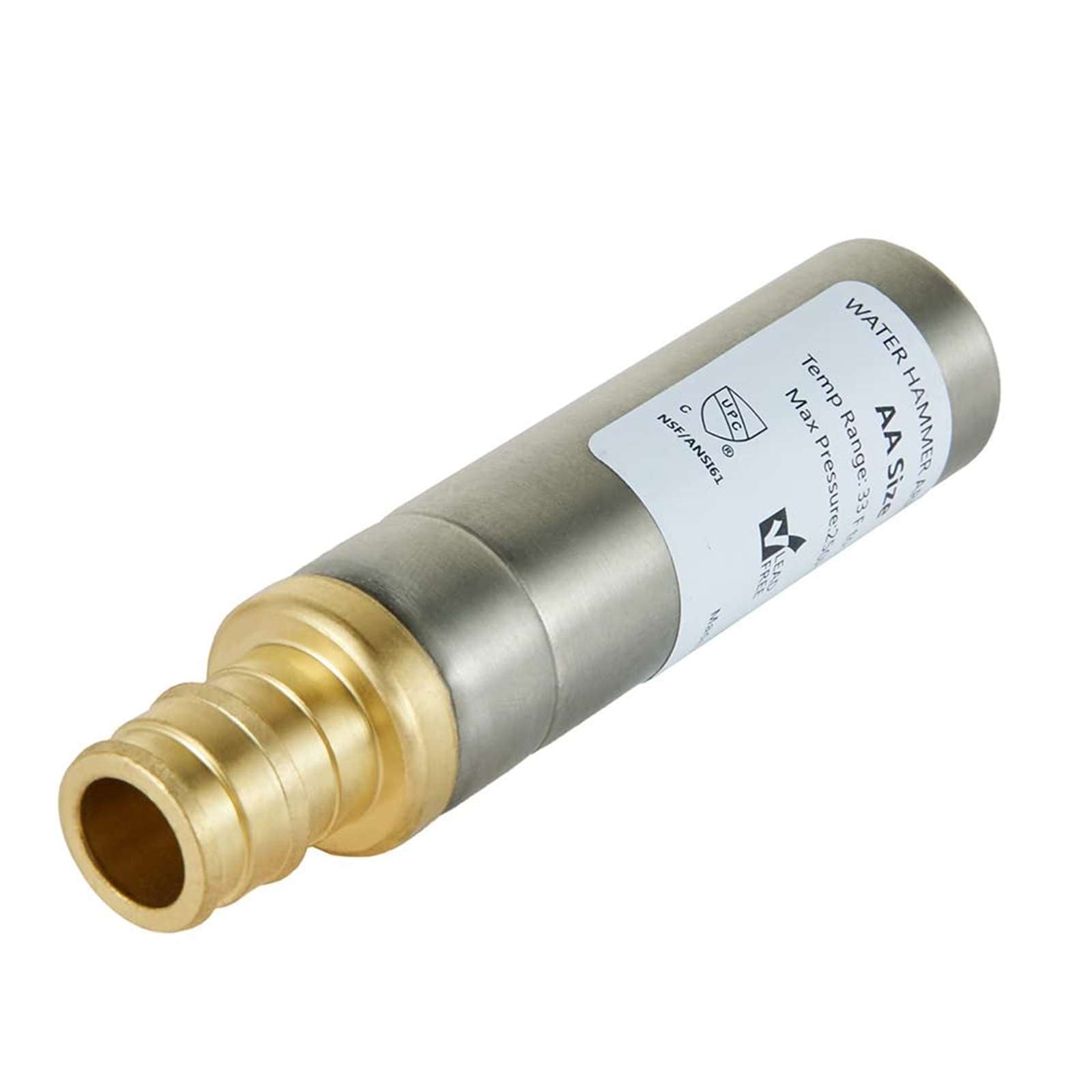 straight water hammer arrestor stainless steel 15