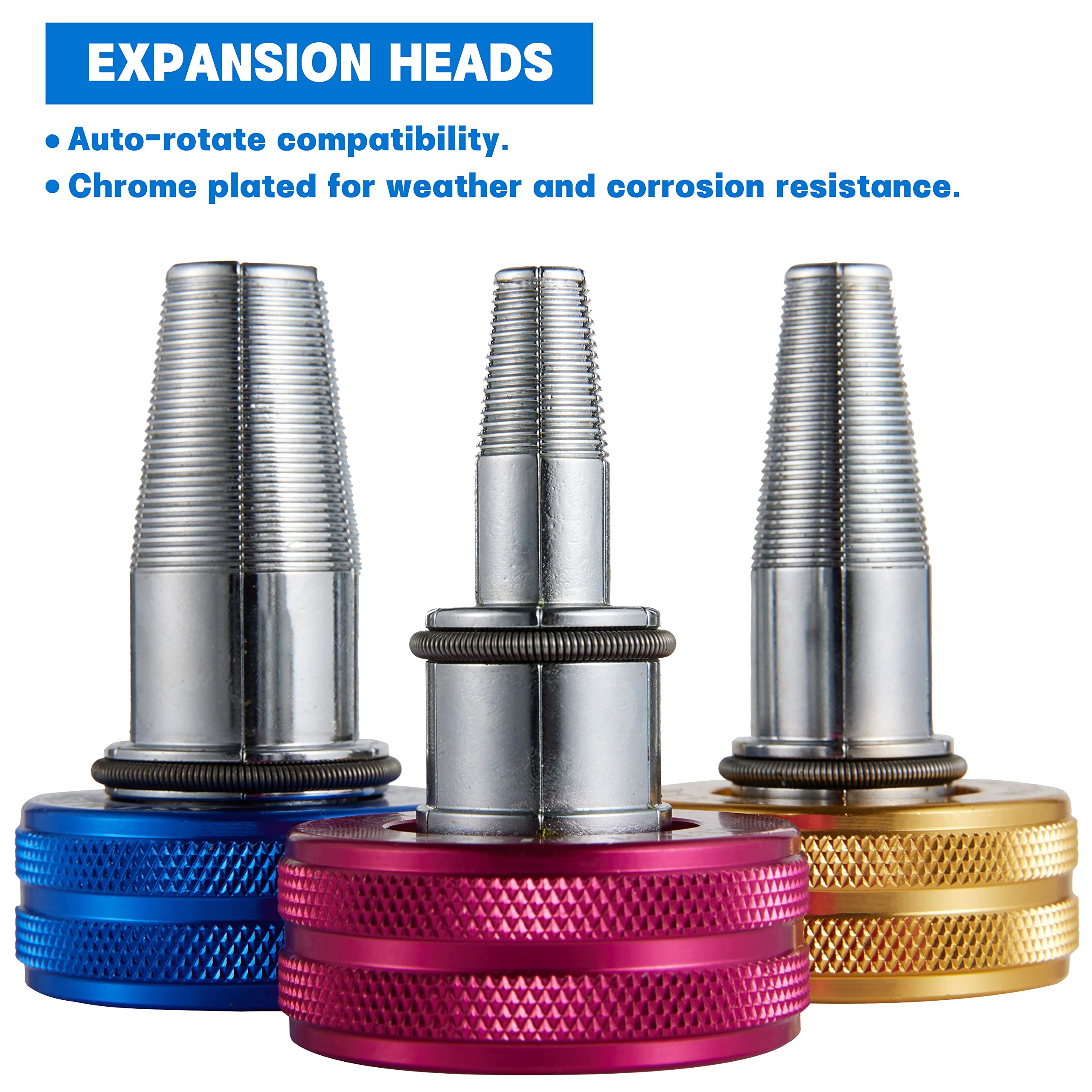 expansion tool kit w/color coded expander heads (hk-888)