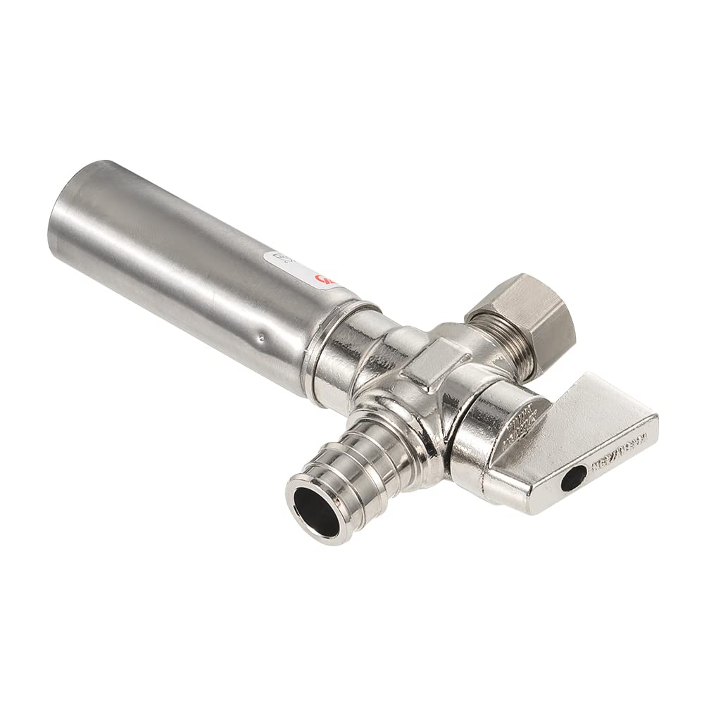 1/4 turn pex-a cold expansion stop straight valve, 1/2