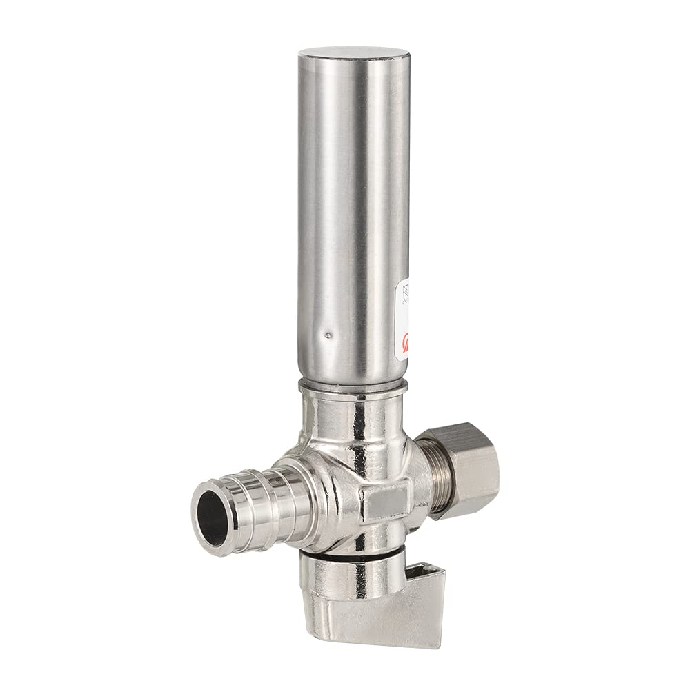 1/4 turn pex-a cold expansion stop straight valve, 1/2