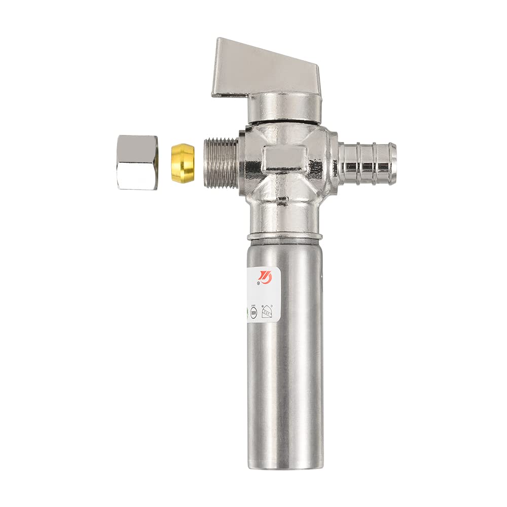 1/4 turn stop straight valve, 1/2