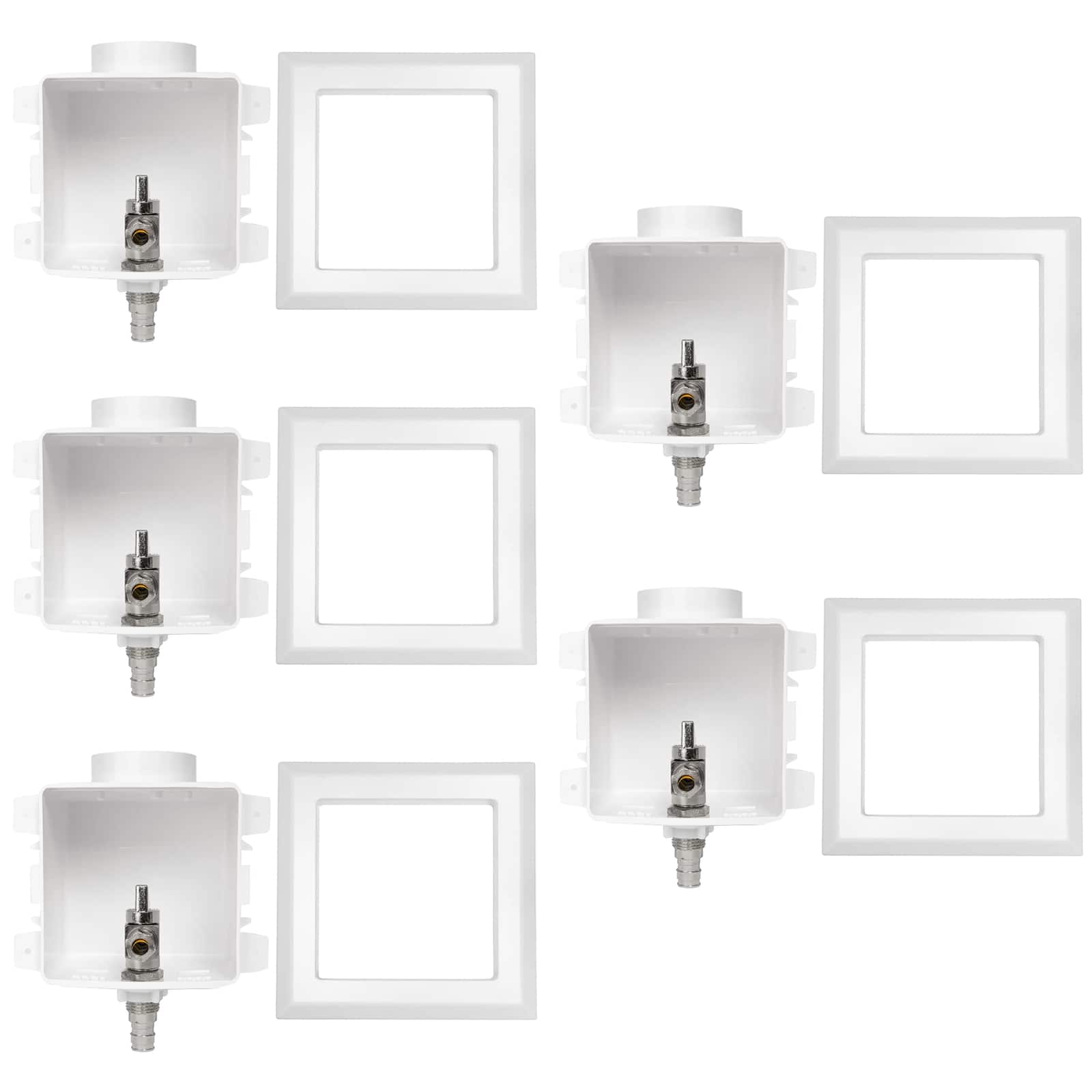 pex expansion f1960 inlet toilet outlet box with 3 8 od compression outlet 7