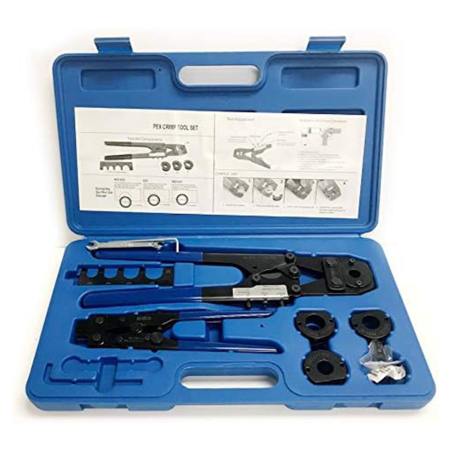 pex crimping tool kit, 3/8