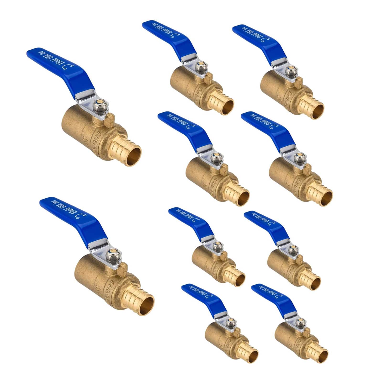pex crimp x sweat ball valve lead free 9