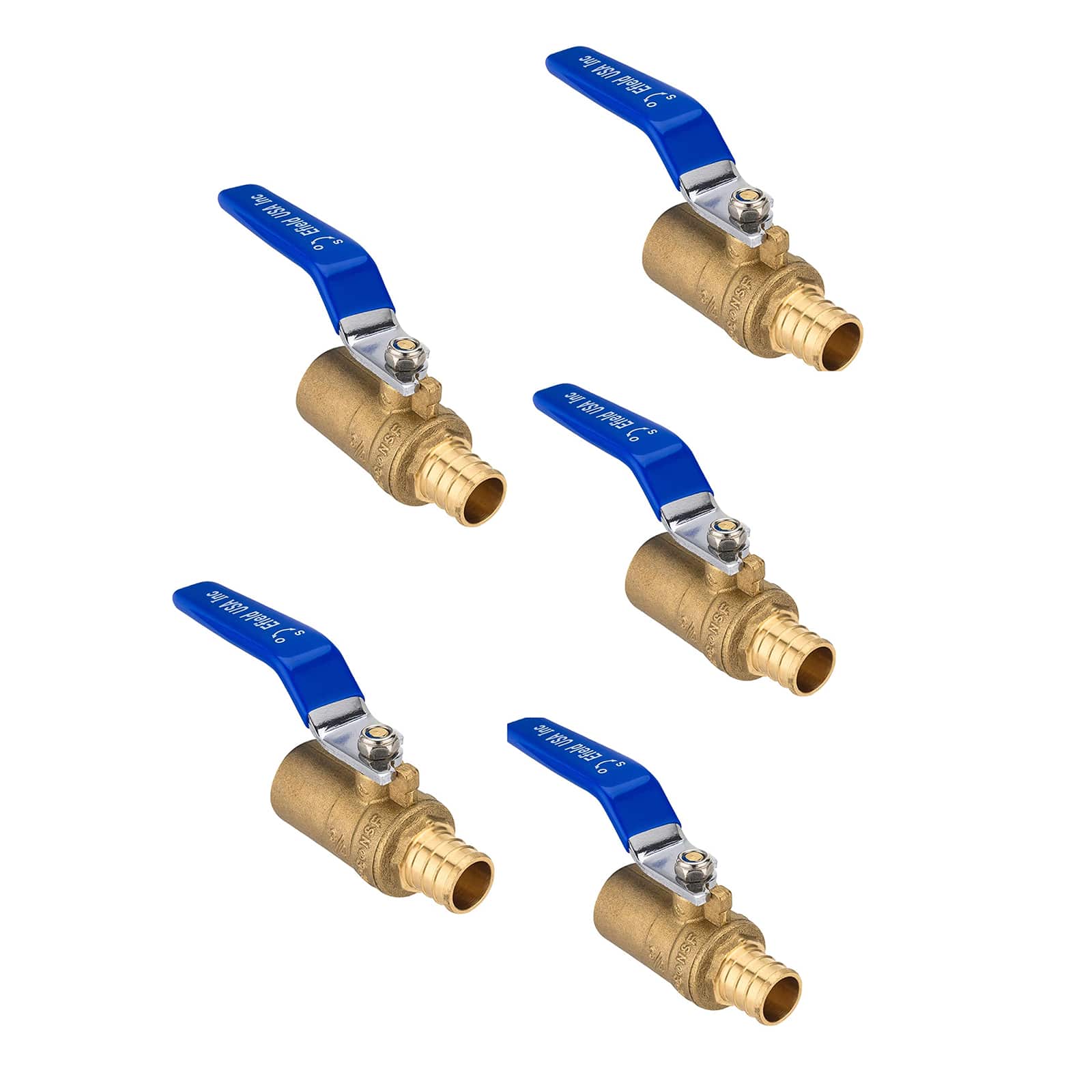 pex crimp x sweat ball valve lead free 8