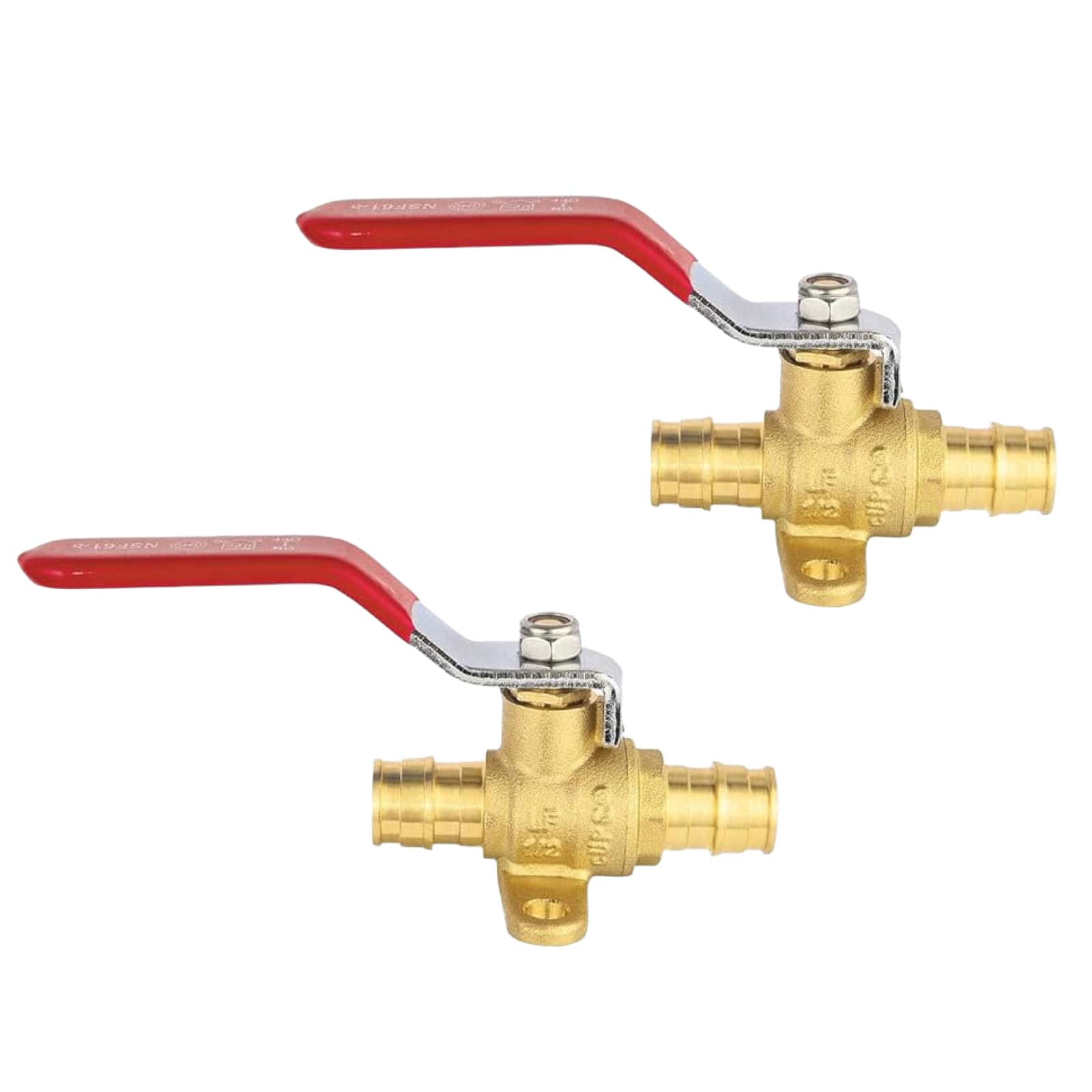 pex expansion drop ear ball valve lead free 16