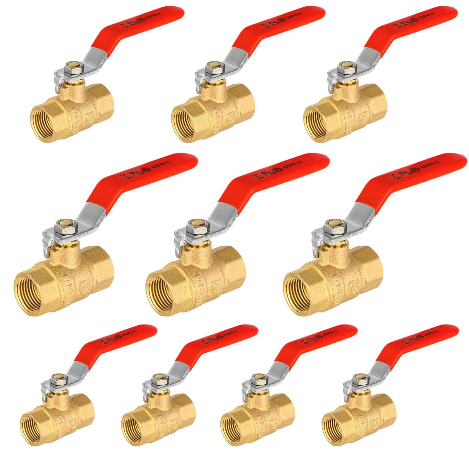 fnpt ball valve lead free 10