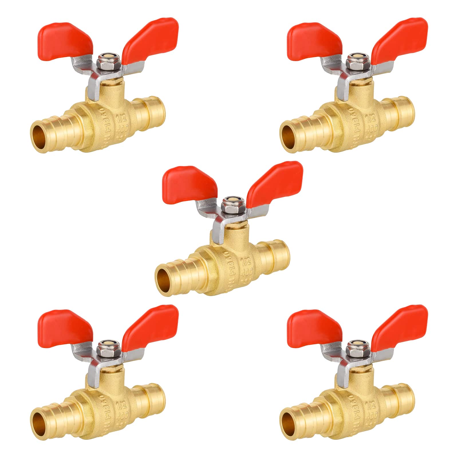 pex a expansion butterfly ball valve lead free 11