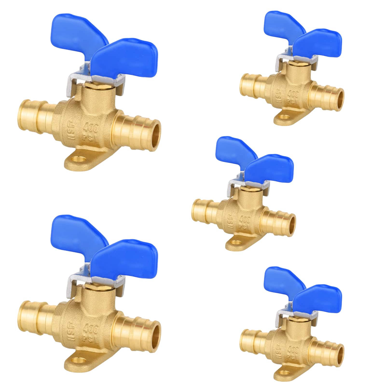 pex a expansion butterfly valve w drop ear lead free pick size to add 5