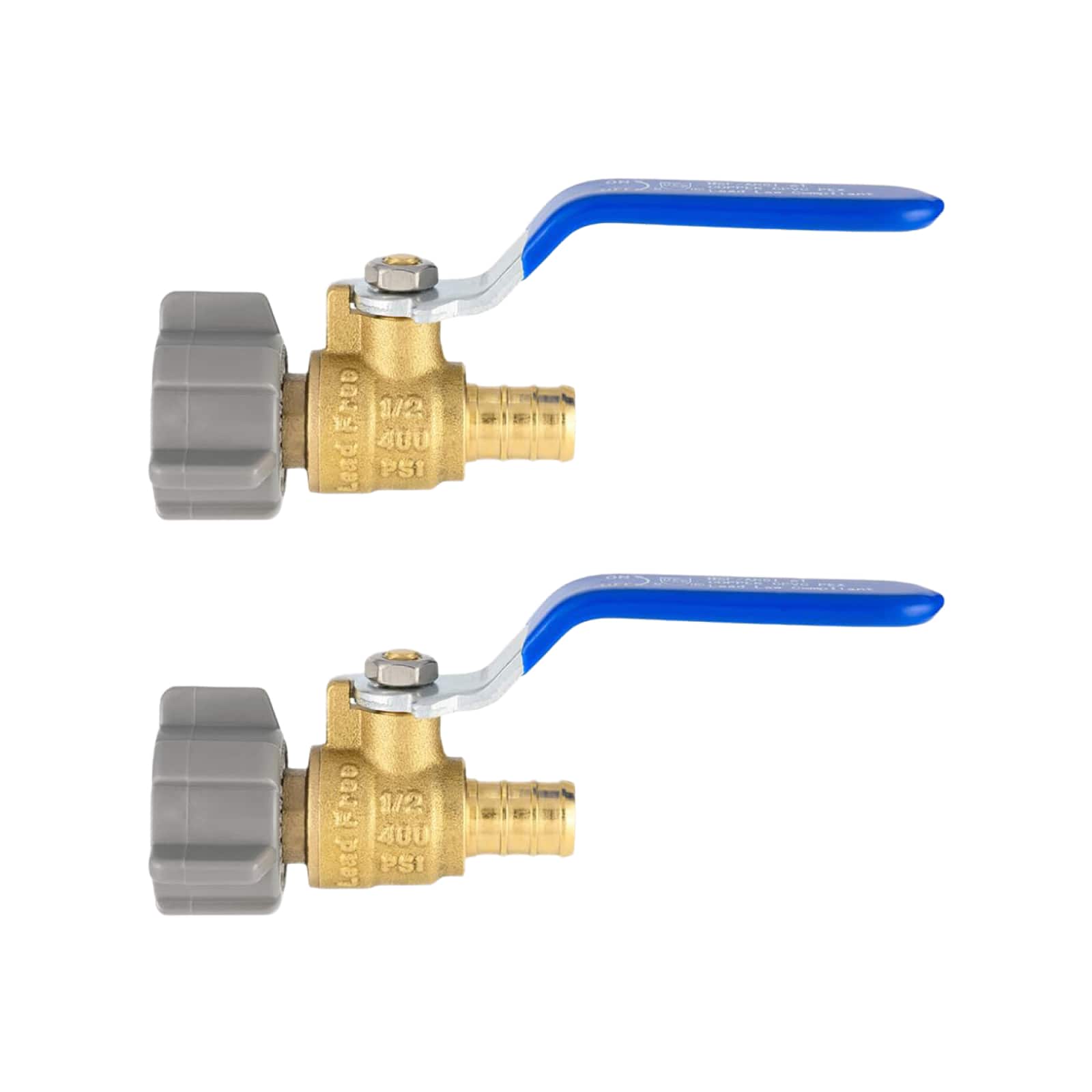 pex b crimp x female npt swivel ball valve 6