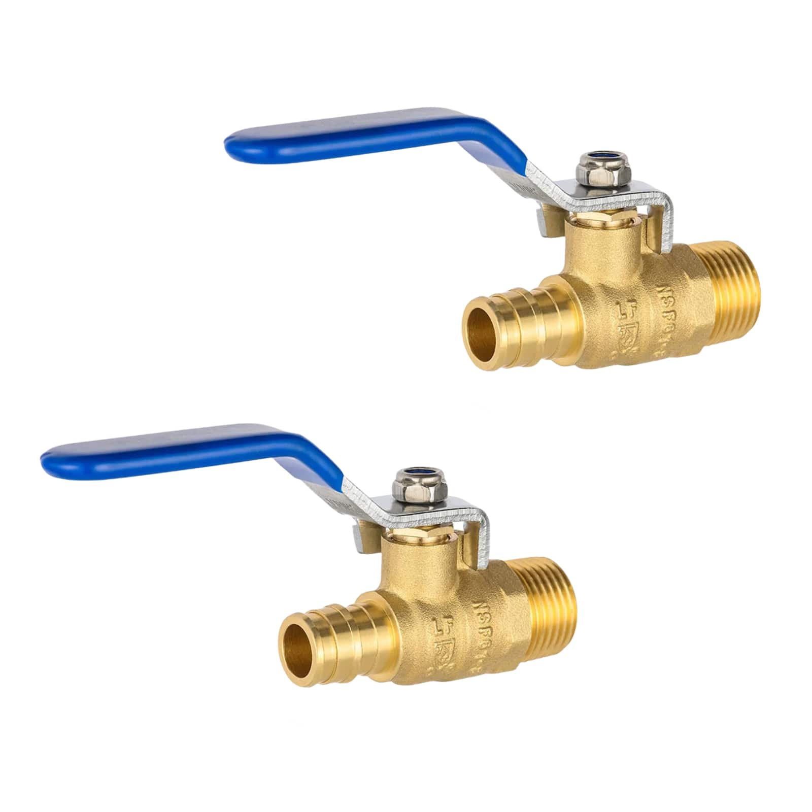 pex a expansion x mnpt ball valve lead free 6