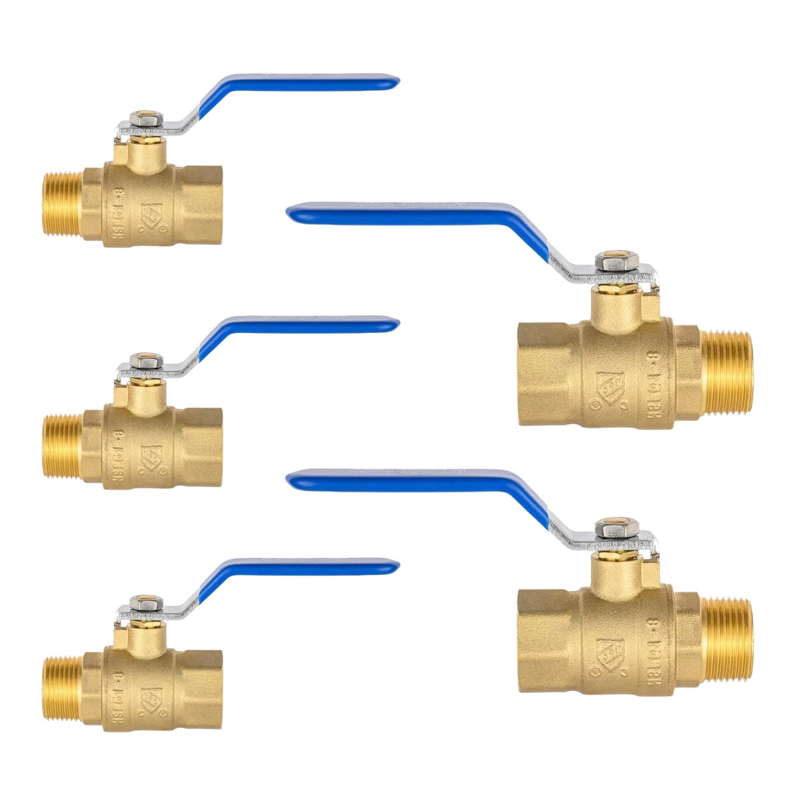 fip x mip brass full port ball valve lead free 6