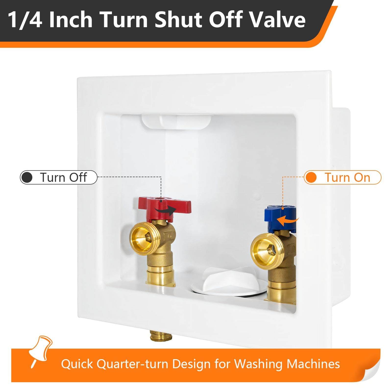 pex expansion f1960 inlet washing machine outlet box with center drain 5