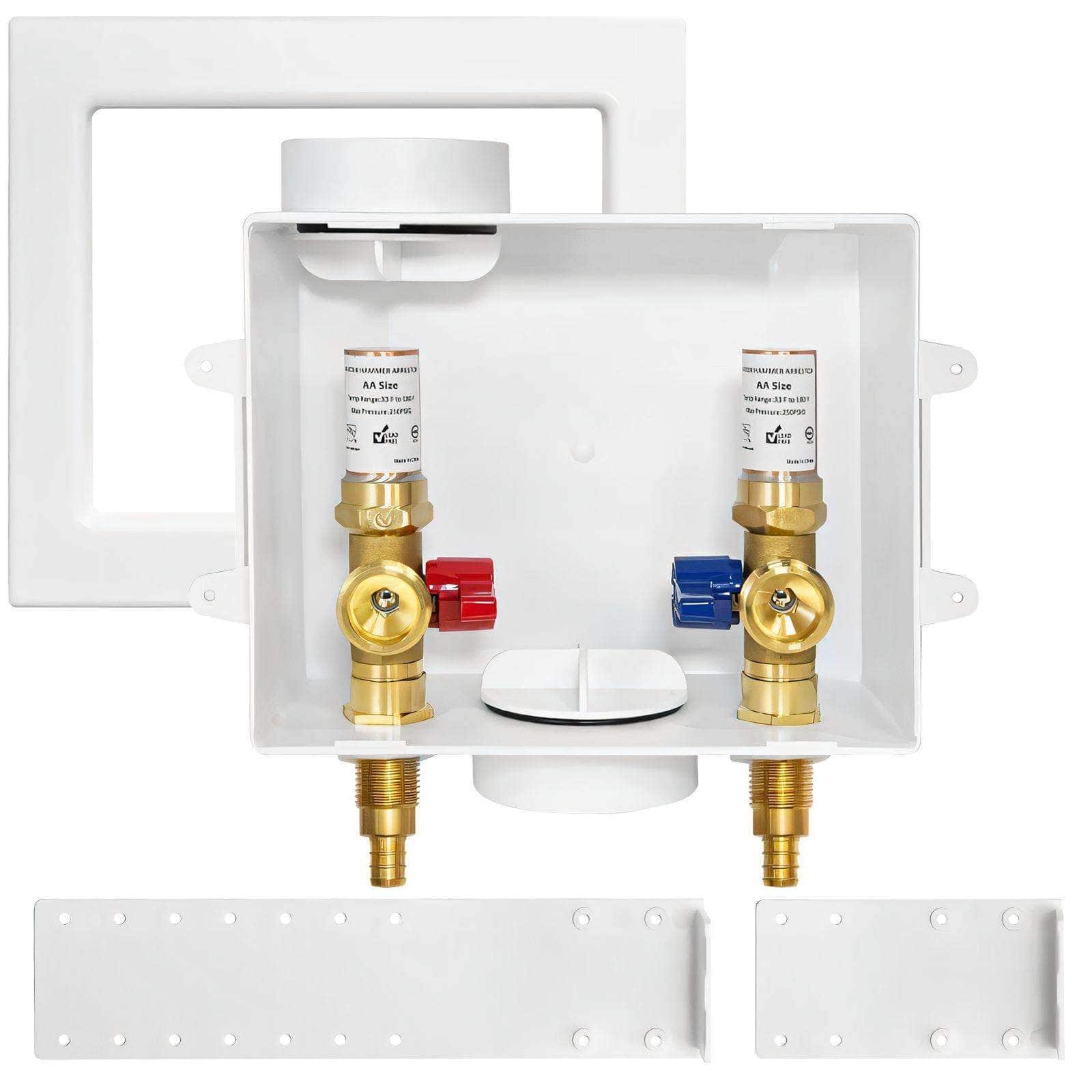 pex crimp f1807 inlet washing machine outlet box with center drain 20