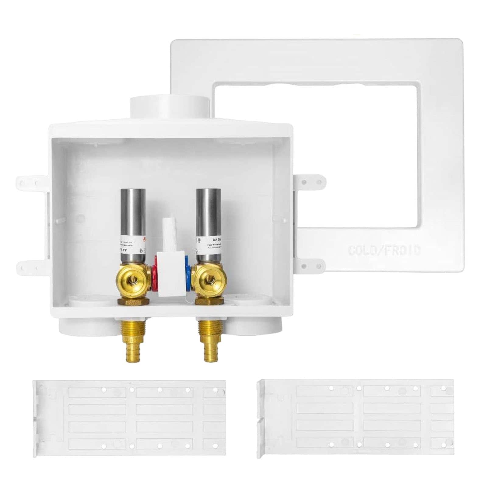 pex crimp f1807 inlet washing machine outlet box with single control valve 11