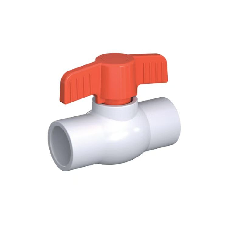 ERA Compact PVC Ball Valve, Solvent, SCH 40 - Pick Size to Add