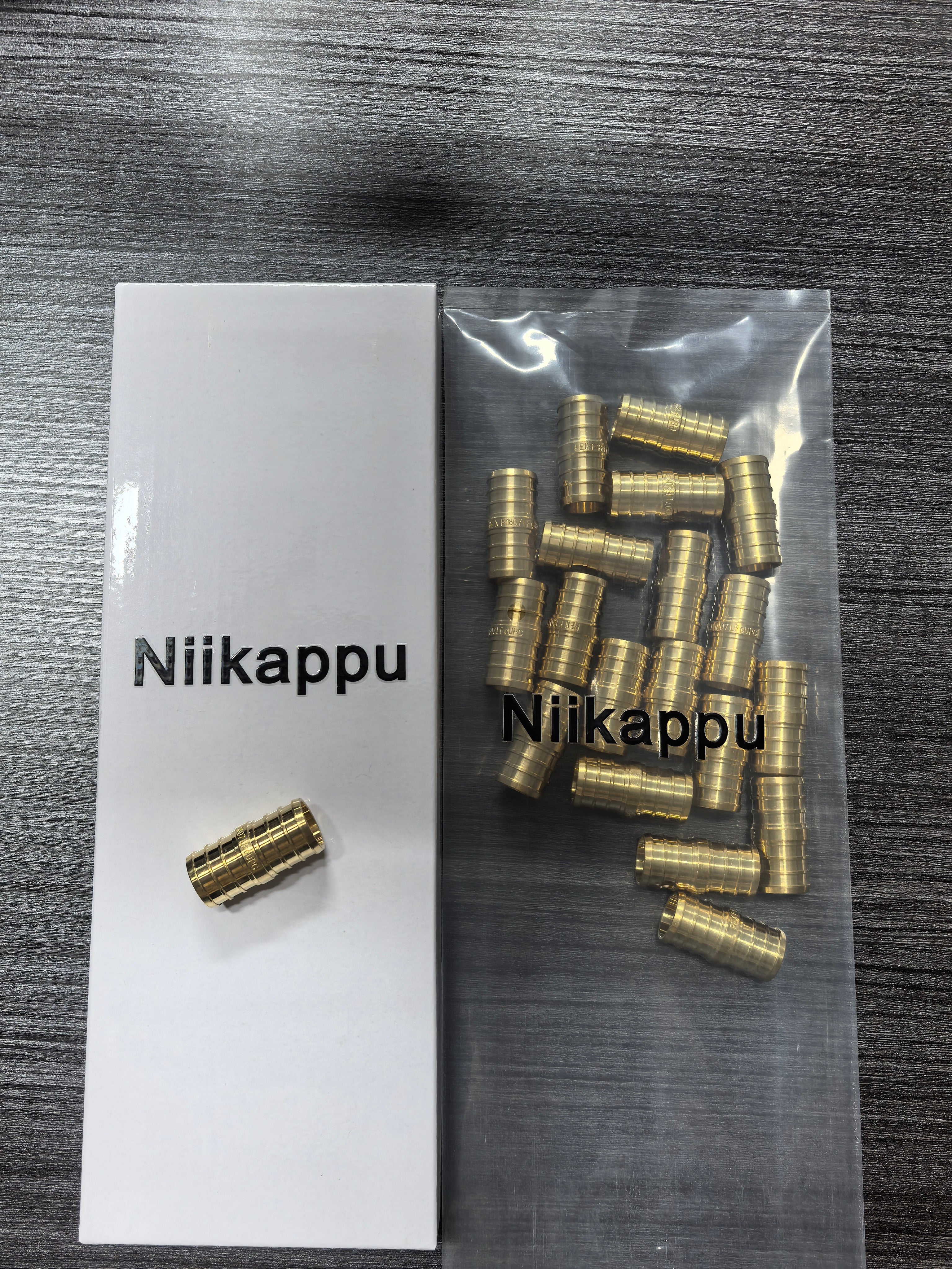 niikappu metal pipe connectors pex-b crimp 1/2