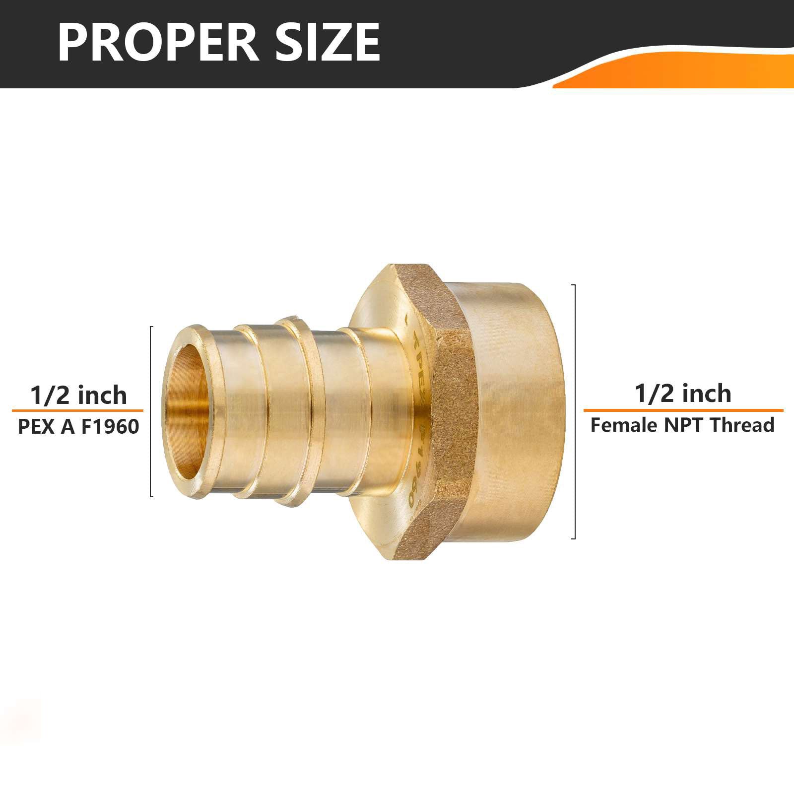 30 pcs pex a expansion 1/2