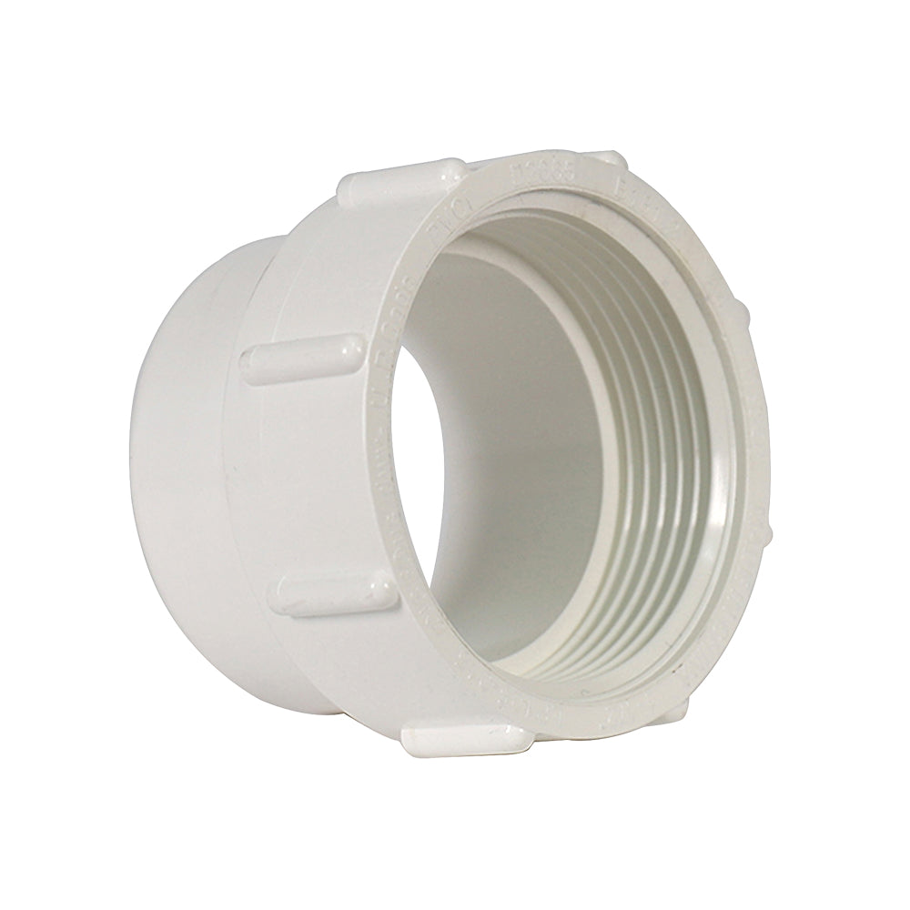 PVC DWV Fitting Cleanout Adapter (SPG x FPT) - Pick Size to Add