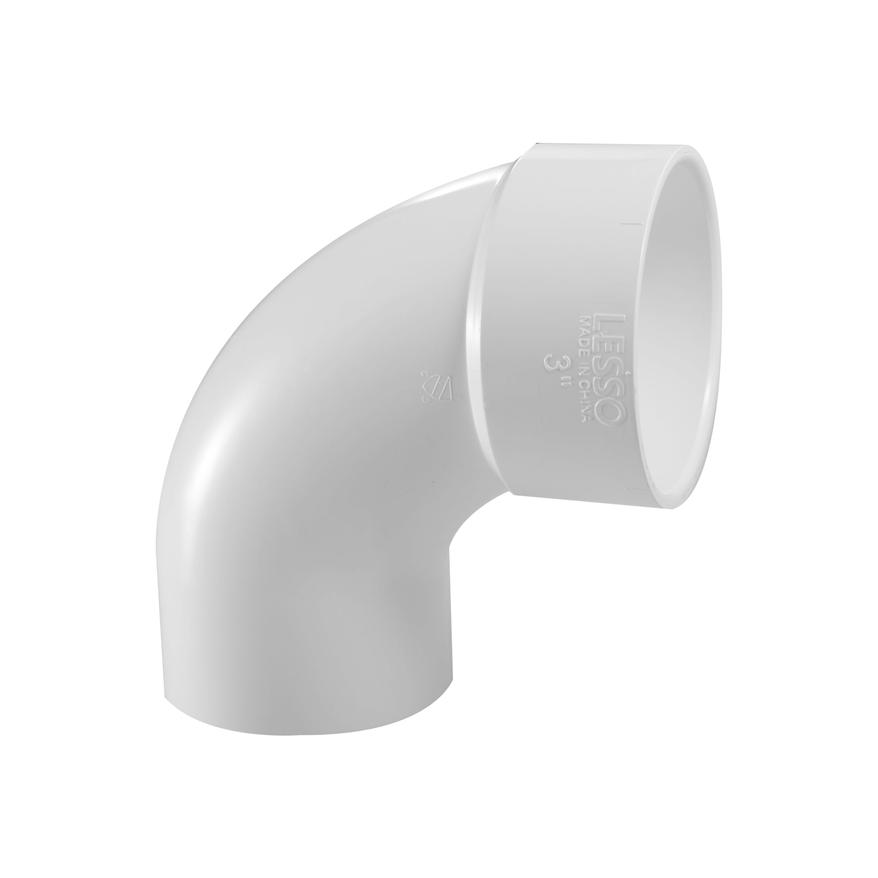 PVC DWV 90° Street Elbow (SPG x HUB) - Pick Size to Add