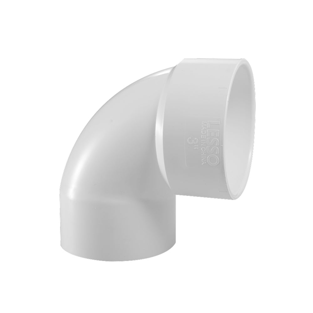 PVC DWV 1/4 Bend Street Elbow-Short Turn SPG x H (90°) - Pick Size to Add