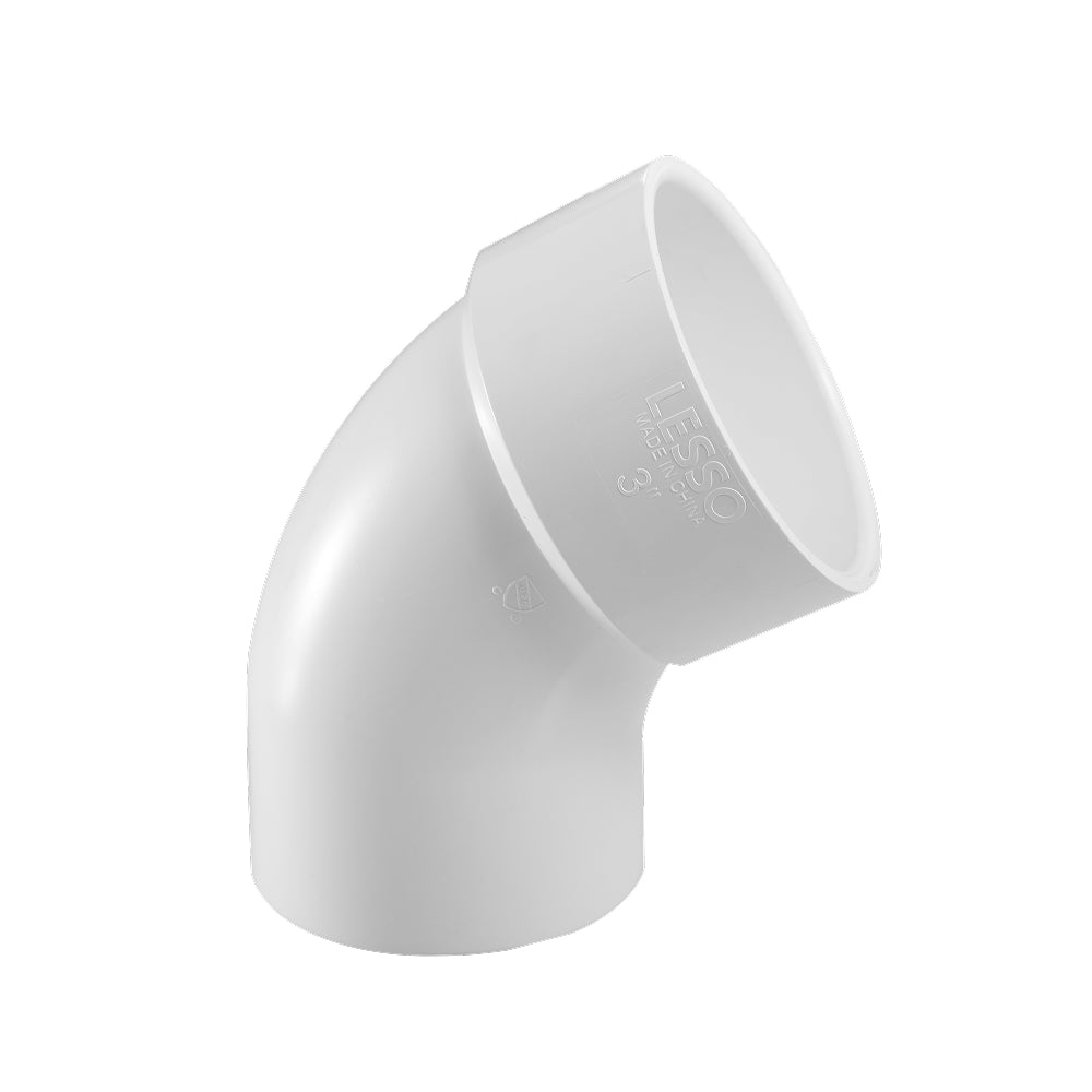 PVC DWV 1/6 Bend Street Elbows SPG x H (60°) - Pick Size to Add
