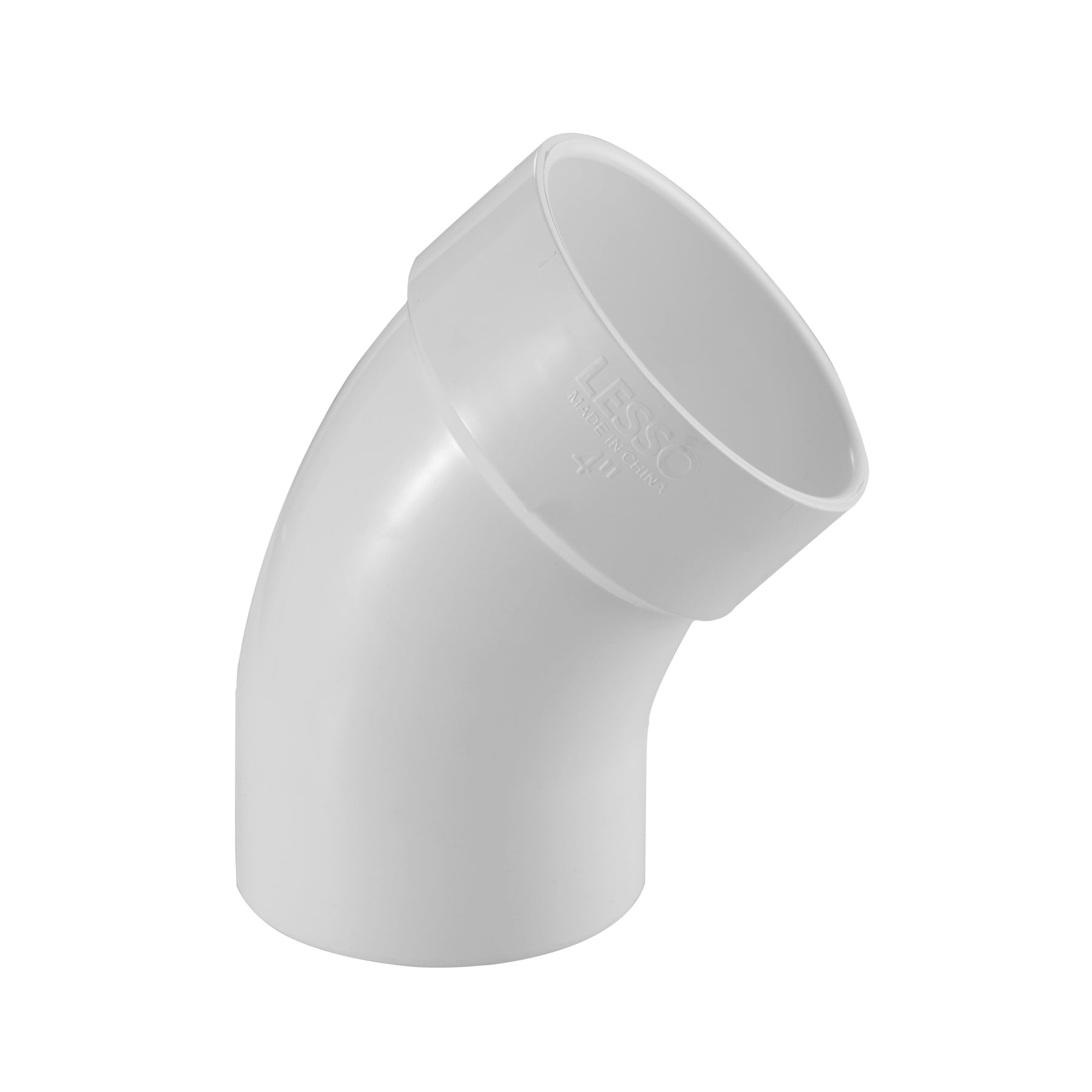 PVC DWV 45° Street Elbow (SPG x HUB) - Pick Size to Add