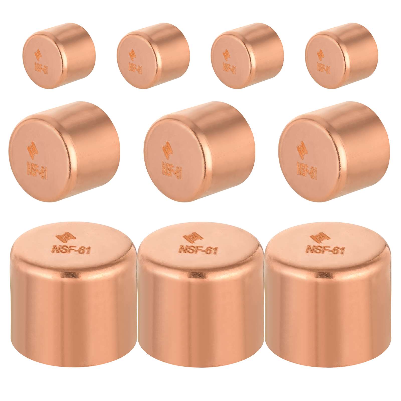 solder copper pipe end cap plug 11