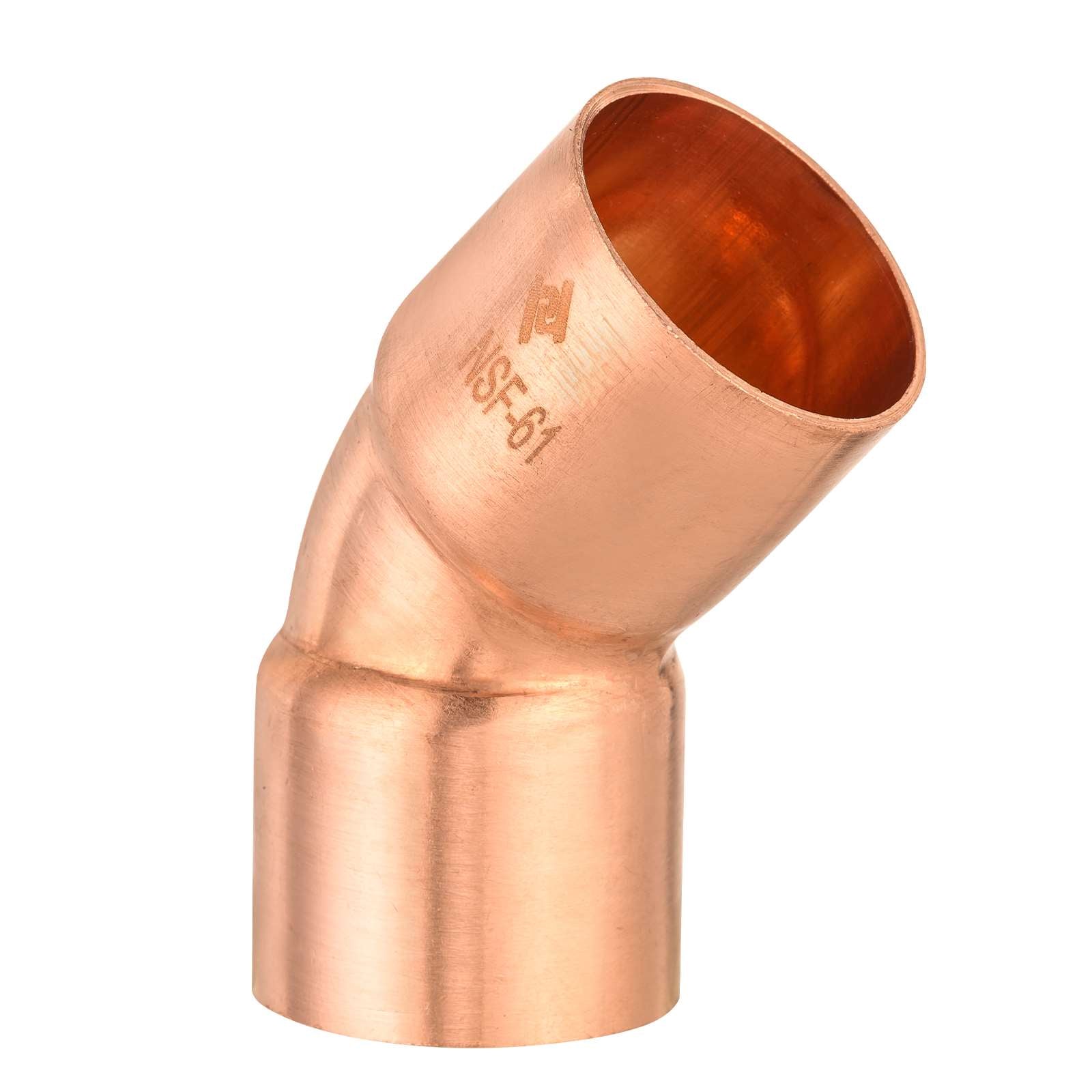 45 copper elbow