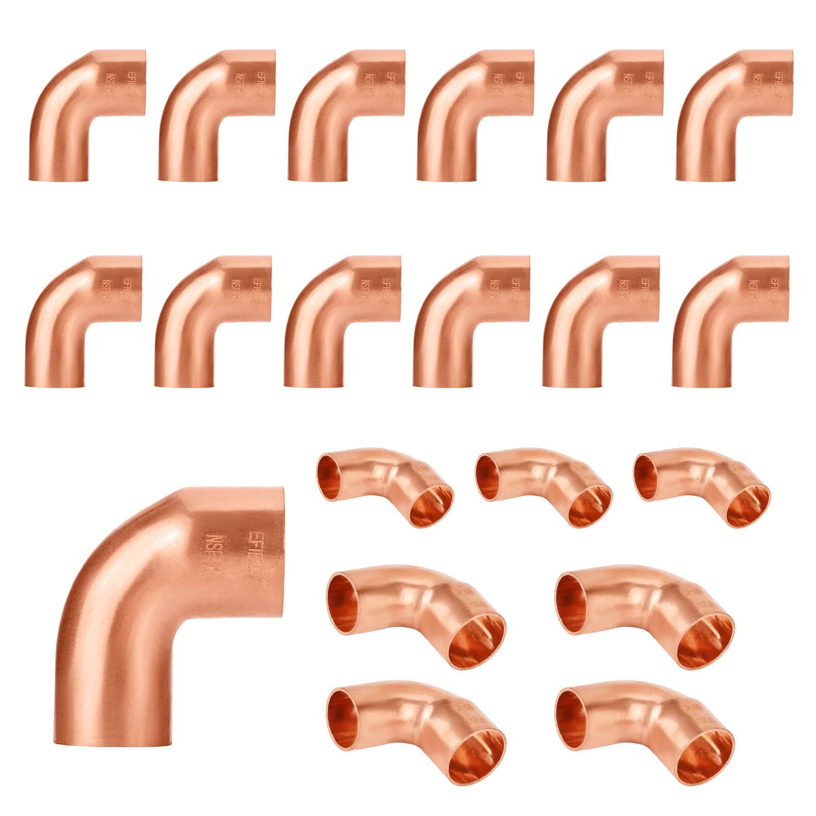 ftg x copper 90 street elbow 10