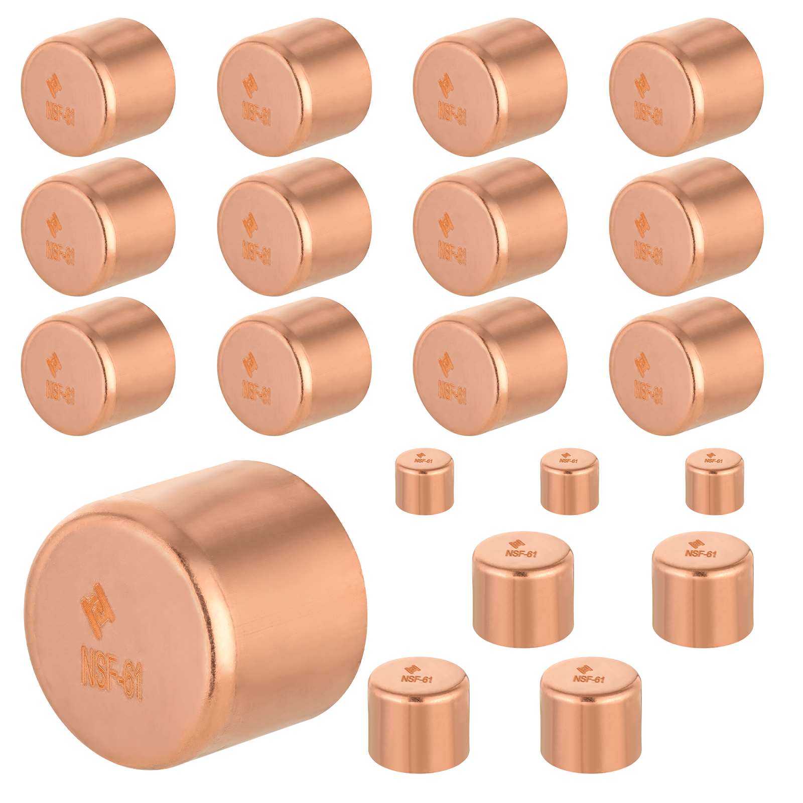solder copper pipe end cap plug 12