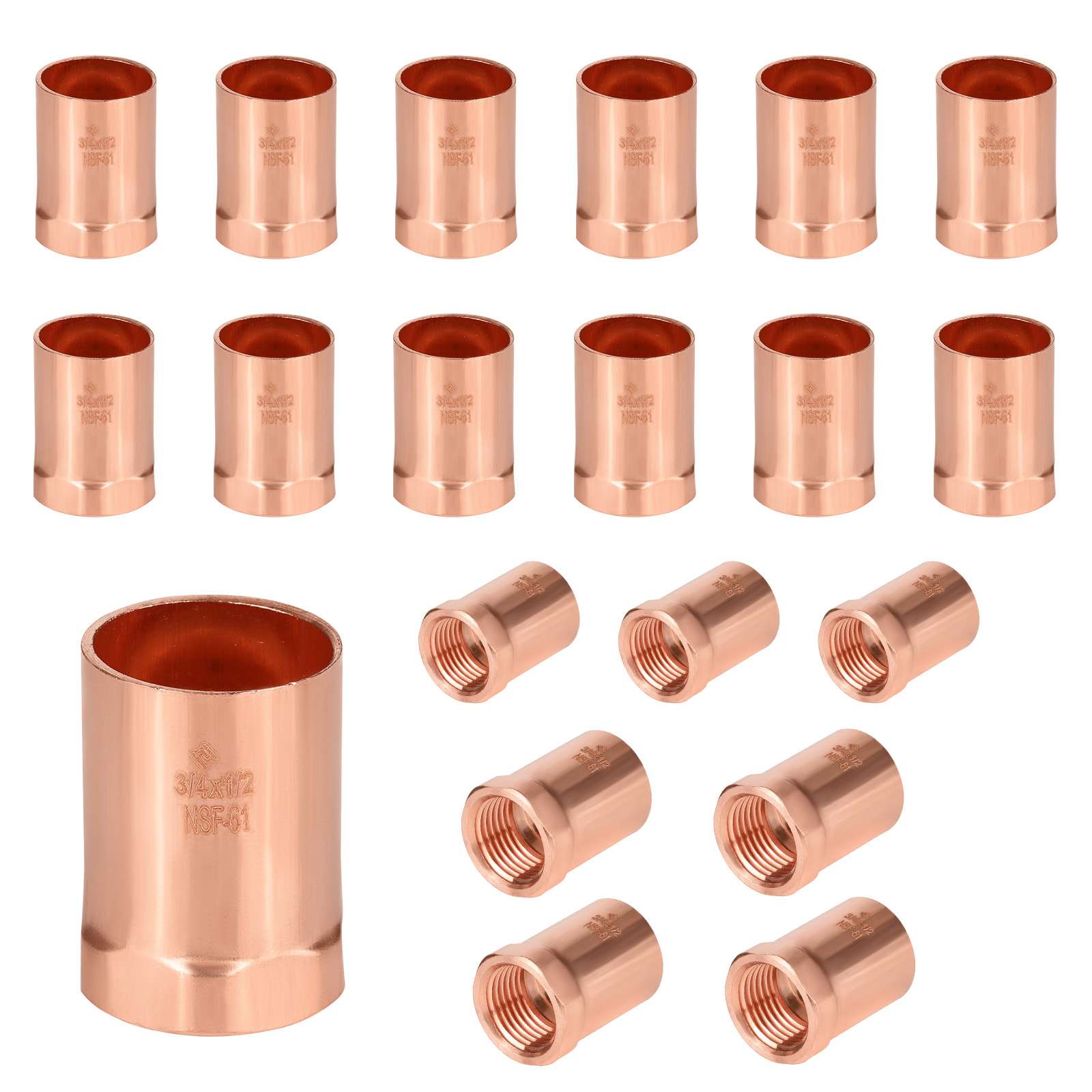 c x fnpt copper female reducing adapter 15