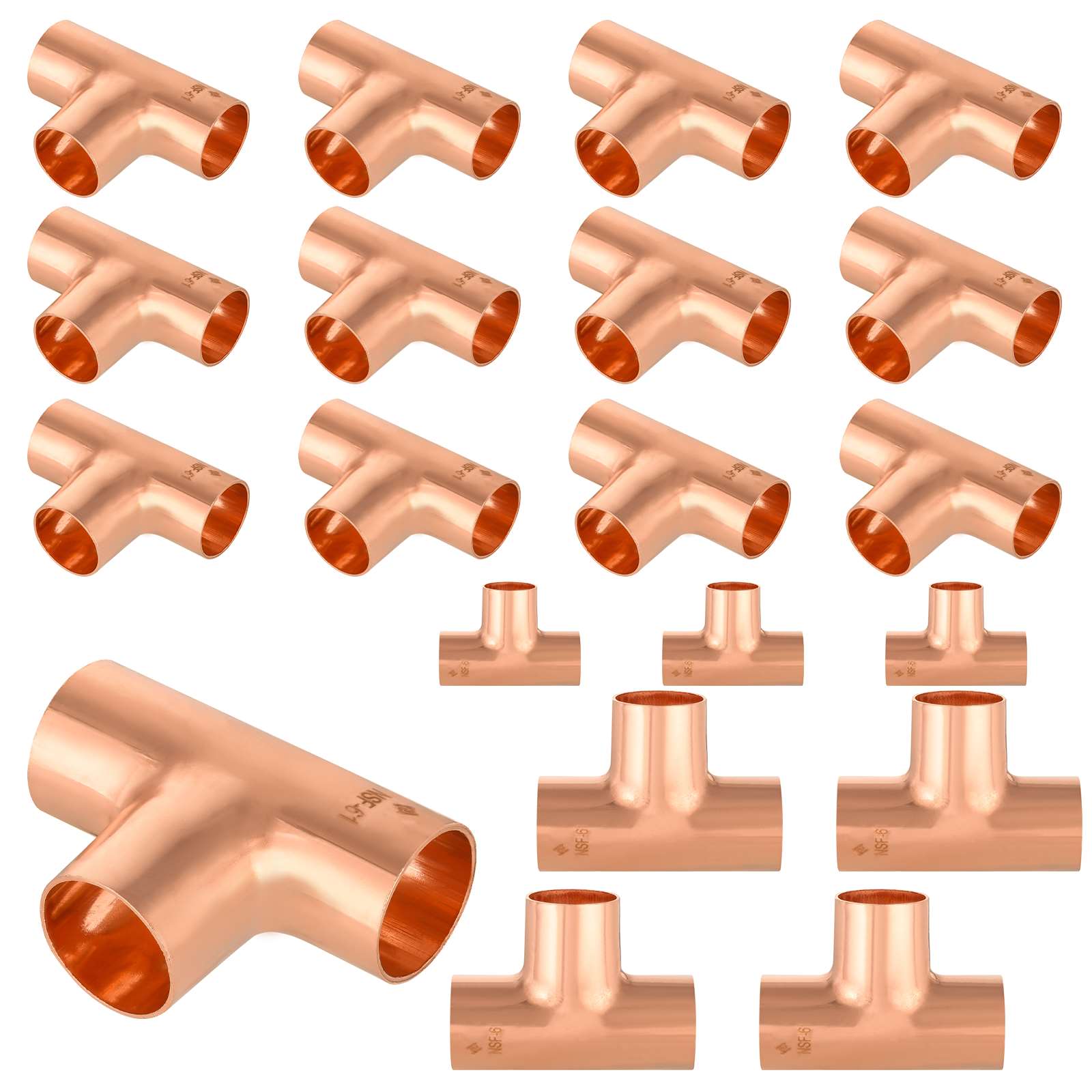 c x c x c copper tee 9