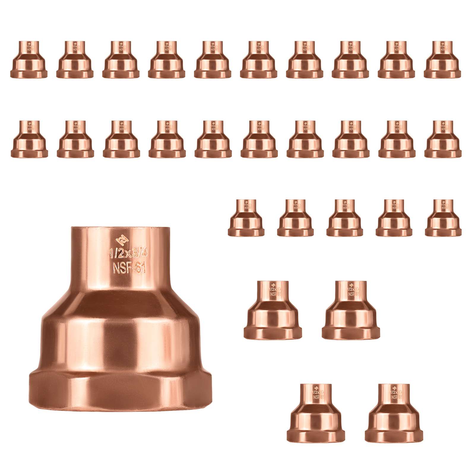 c x fnpt copper female reducing adapter 10