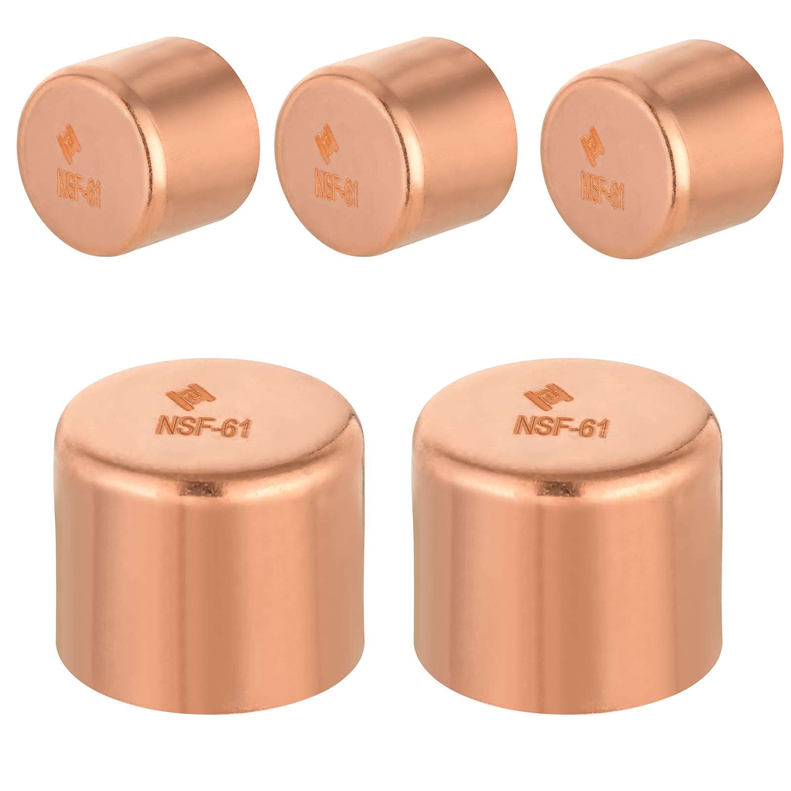 solder copper pipe end cap plug 10