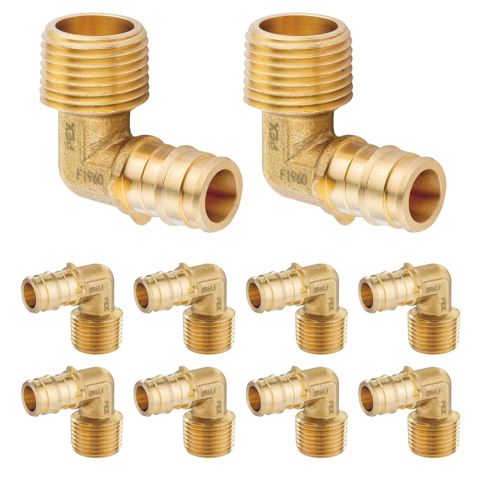 pex a expansion x male npt elbow lead free 11