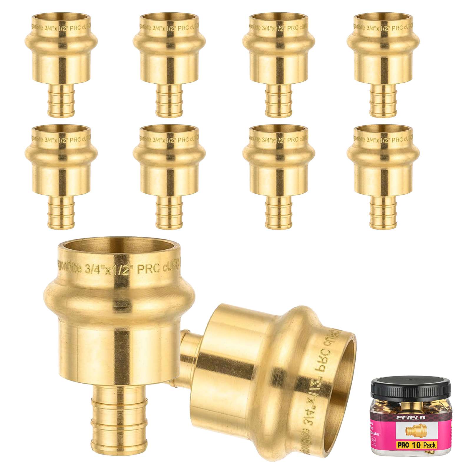 press x pex expansion brass reducing adapter lead free 11