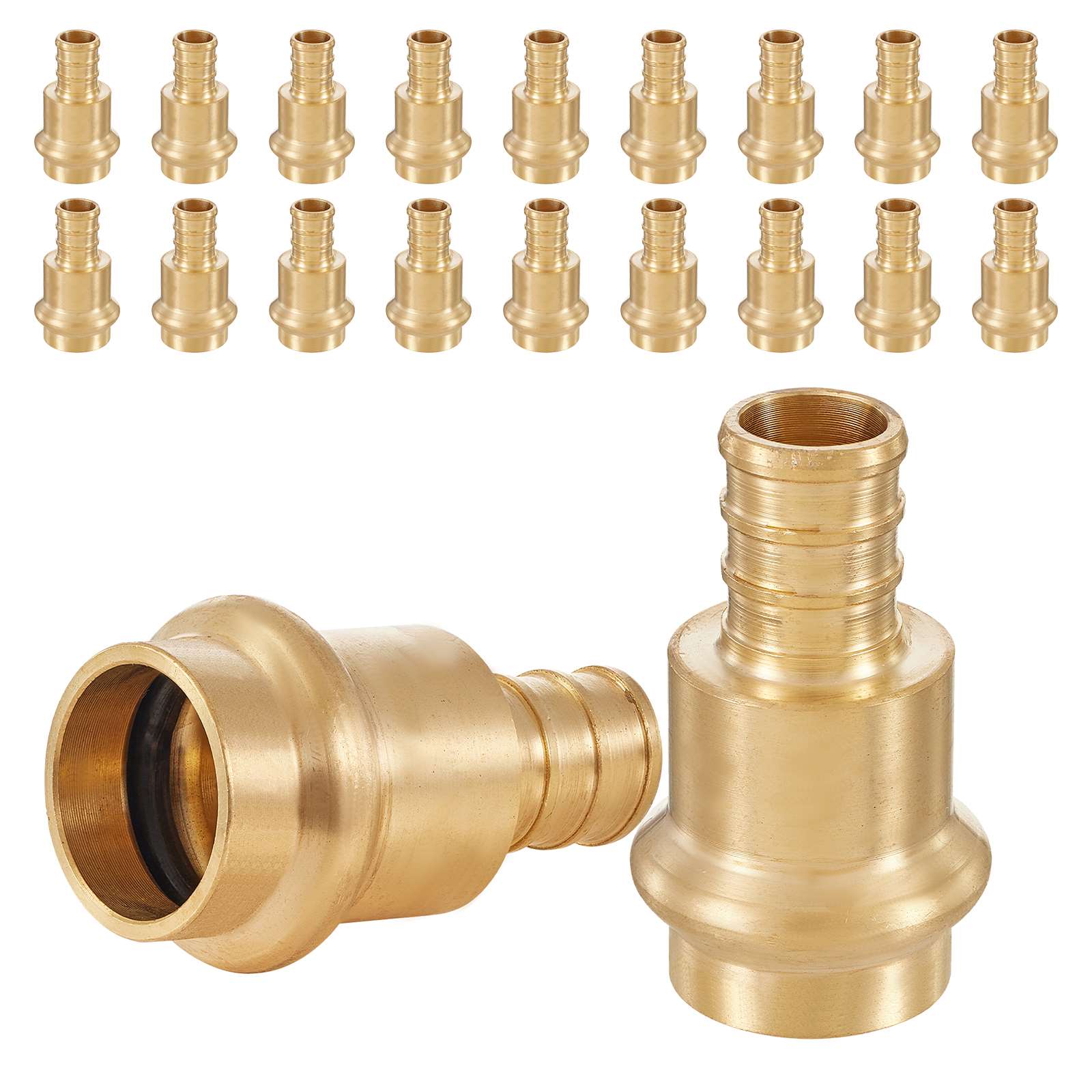 press x pex crimp brass adapter lead free 12