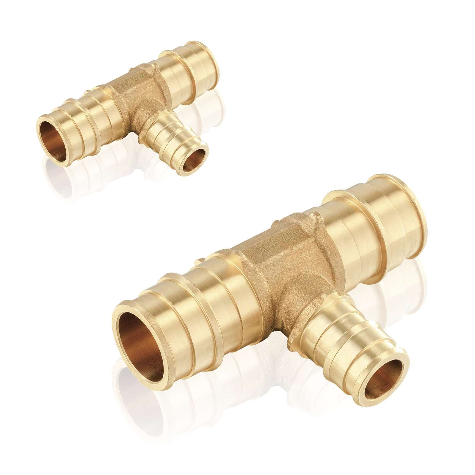 pex a expansion x pex expansion reducing tee lead free 16