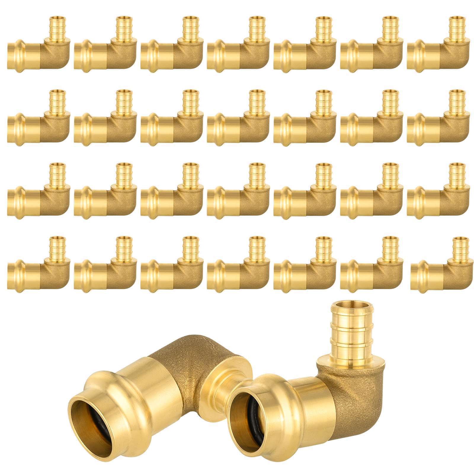 press x pex crimp brass elbow lead free 11