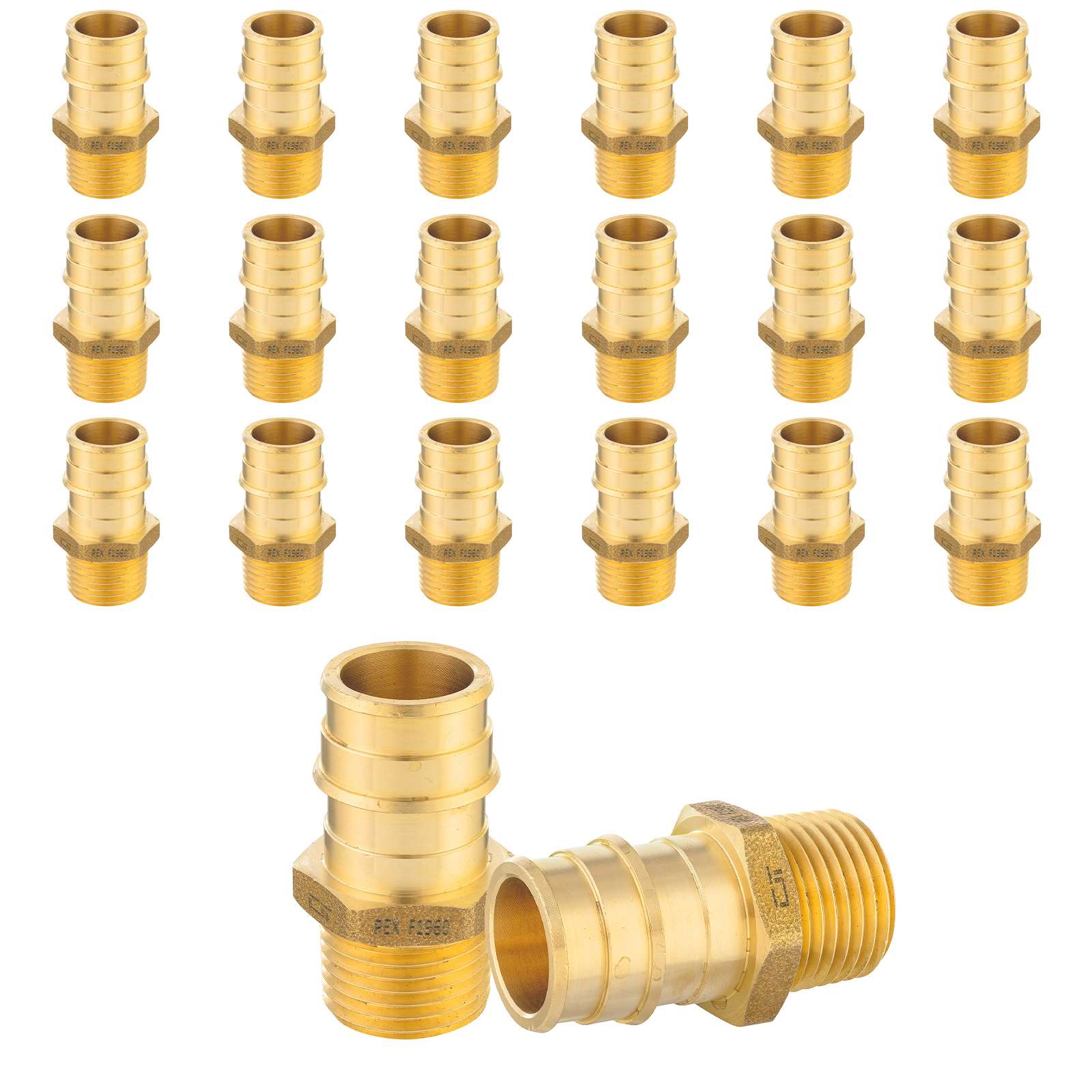 pex a full flow expansion adapter x male threaded f1960 adapter lead free 43