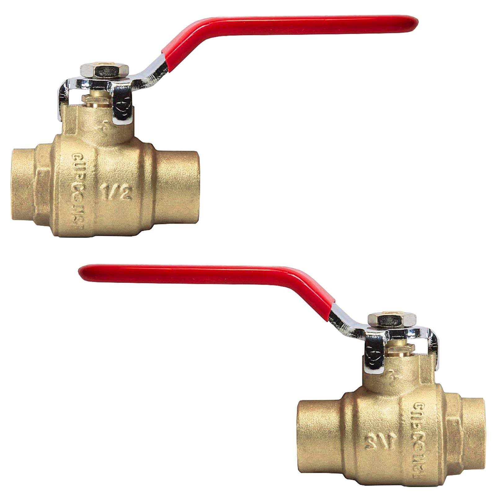 sweat ball valve lead free 10