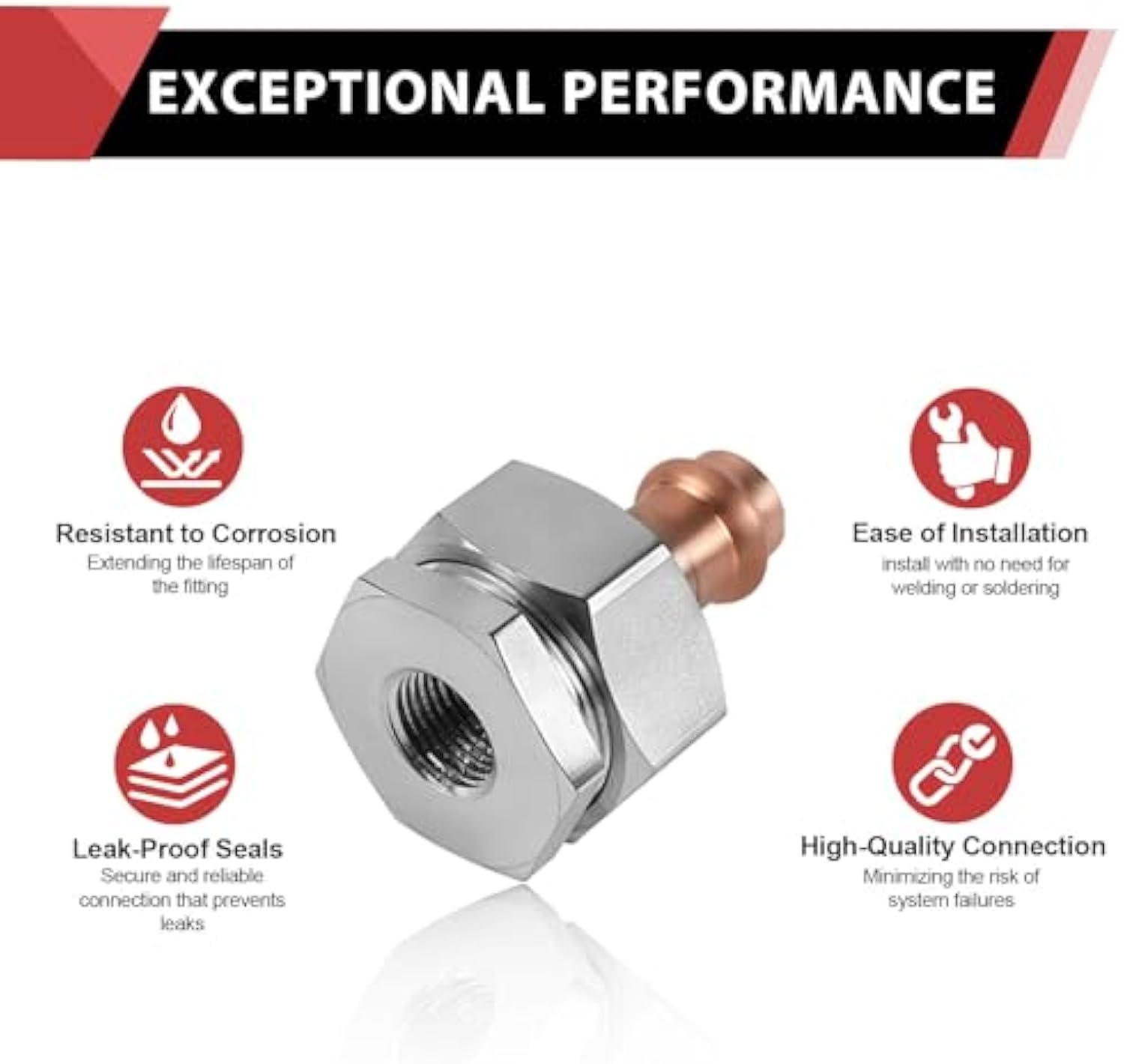 FNPT x Copper Press Dielectric Union - Pick Size to Add