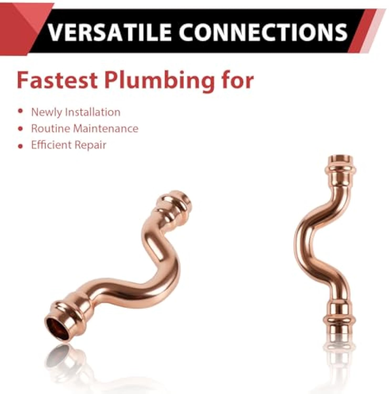 Press Copper Crossover Coupling - Pick Size to Add