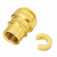 1" 3/4" f push fit female adapter