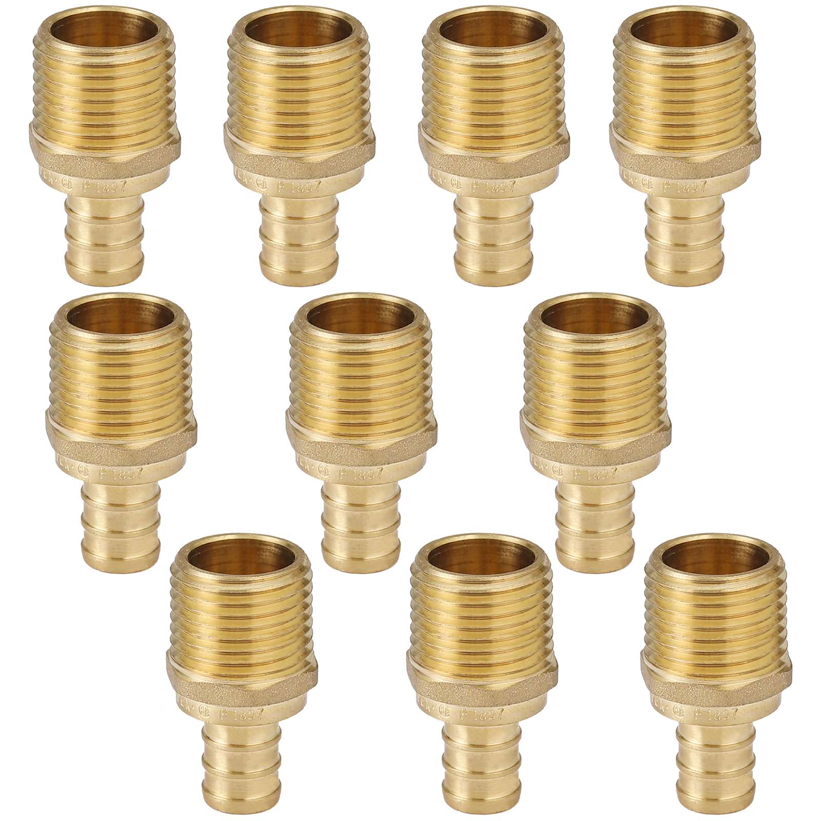 pex b crimp x male threaded adapter lead free 16