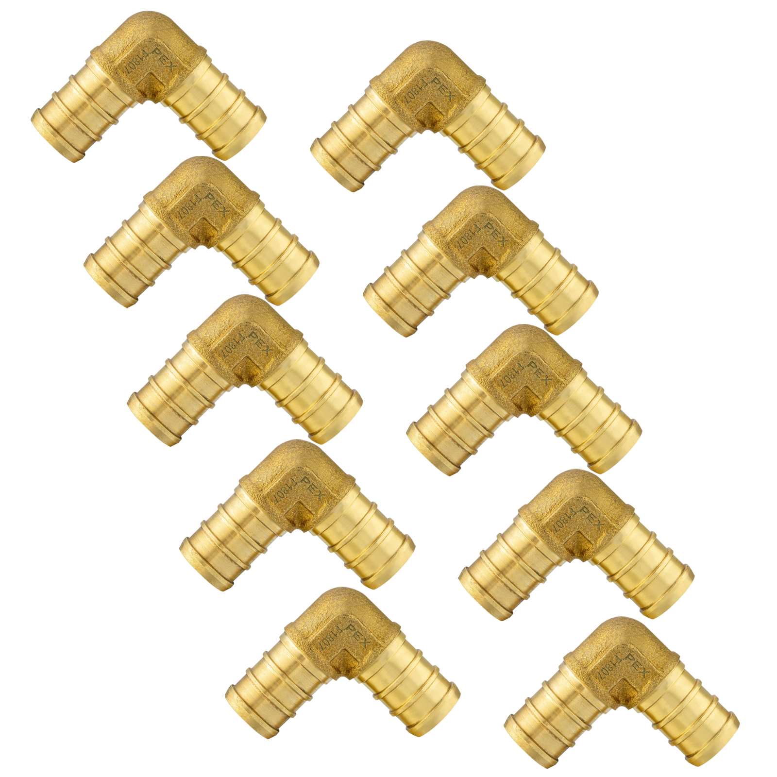 pex b crimp elbow x pex lead free 10