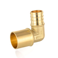 pex-b crimp 1/2" pex 3/4" male copper sweat elbow (lead free)