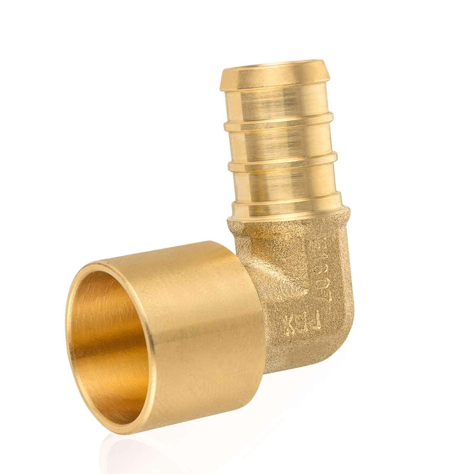pex b crimp x female copper sweat reducing elbow lead free 13